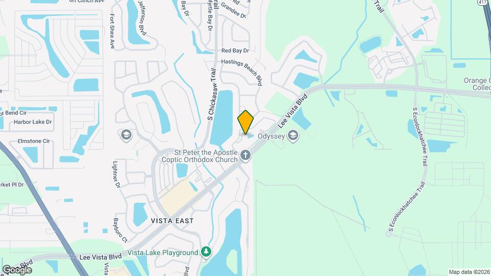 9037 Lee Vista Blvd Map and Location Details