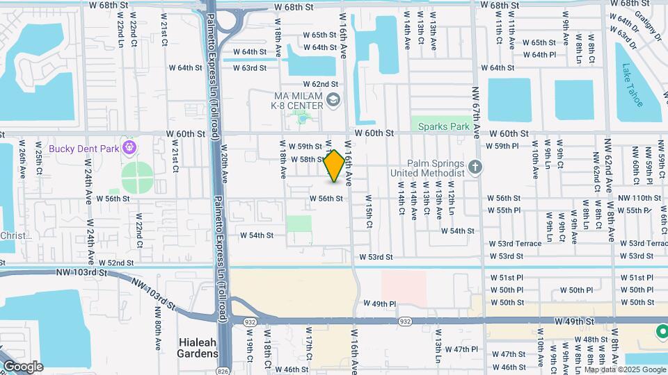 1650-1680 W 56th St Map and Location Details
