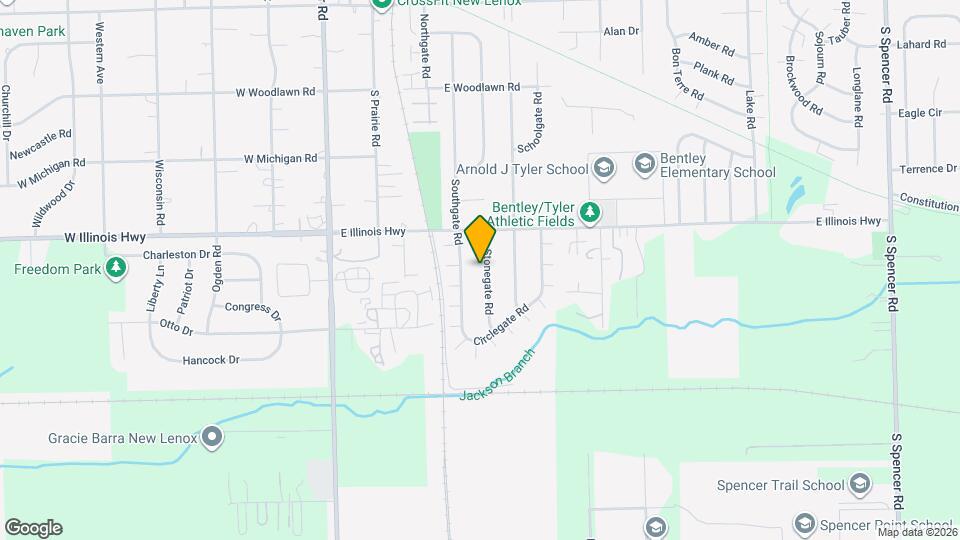 1021 Stonegate Rd Map and Location Details
