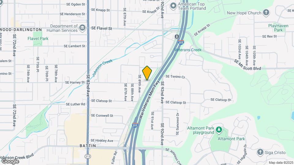 8986 SE Harney Ct Map and Location Details