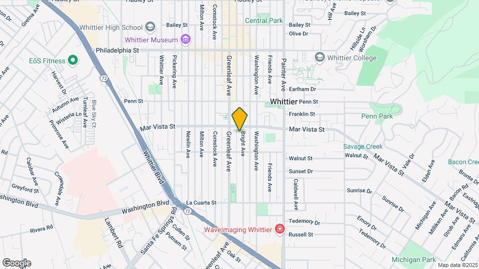 7615 Bright Ave Map and Location Details