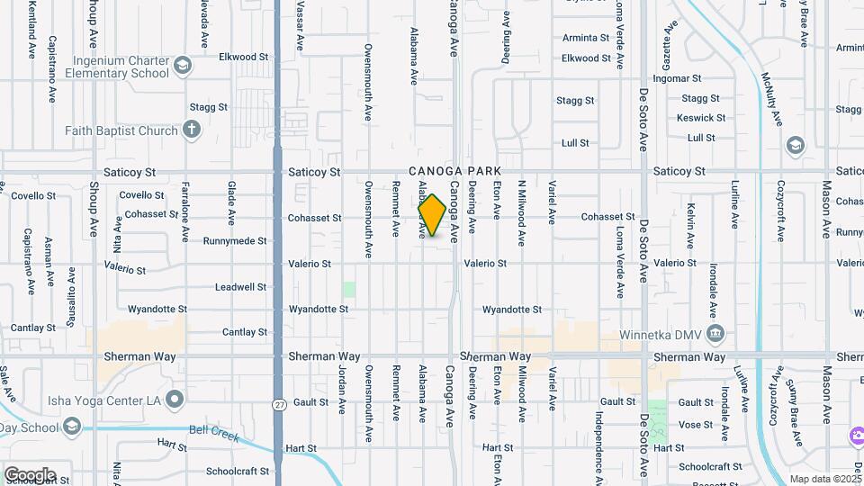 7428 Alabama Ave Mapa y Detalles de la Ubicación