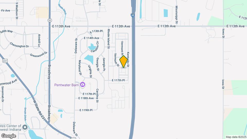 1075 E 115th Ln Map and Location Details