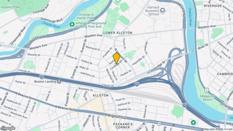 35 Coolidge Rd, Unit 35 Coolidge Road Mapa y Detalles de la Ubicación