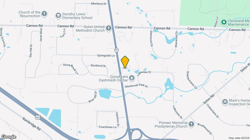 5721 Som Center Rd, Unit 20 Map and Location Details