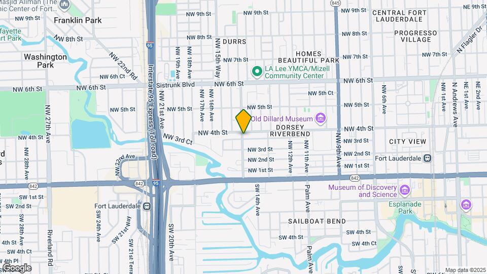 1449 NW 3rd Ct Map and Location Details