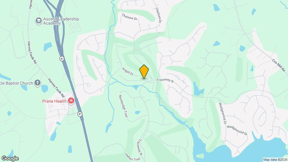 1605 N Stonegate Dr Map and Location Details