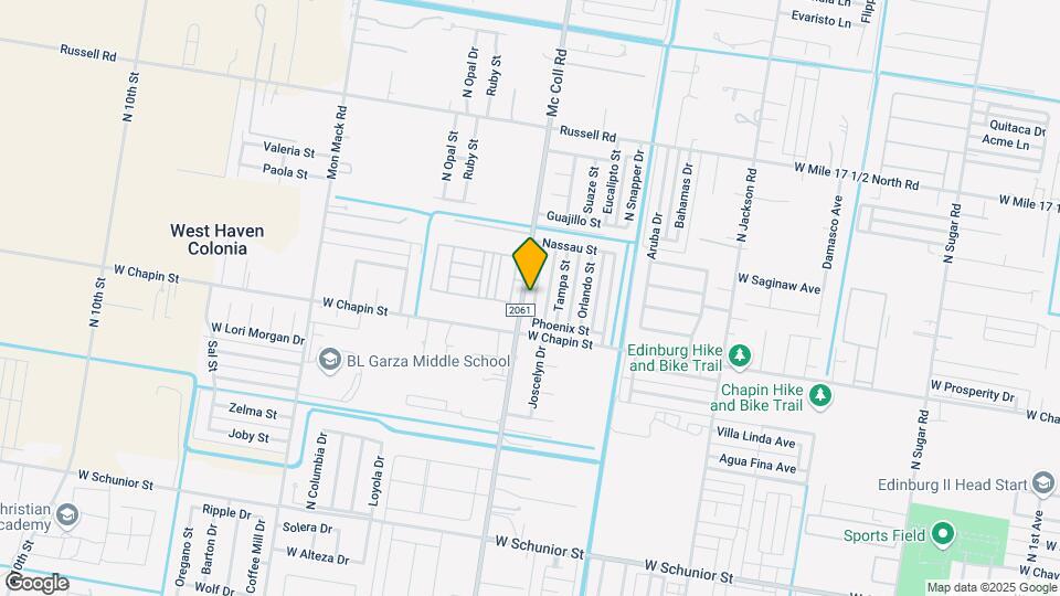 1507 Phoenix St Map and Location Details