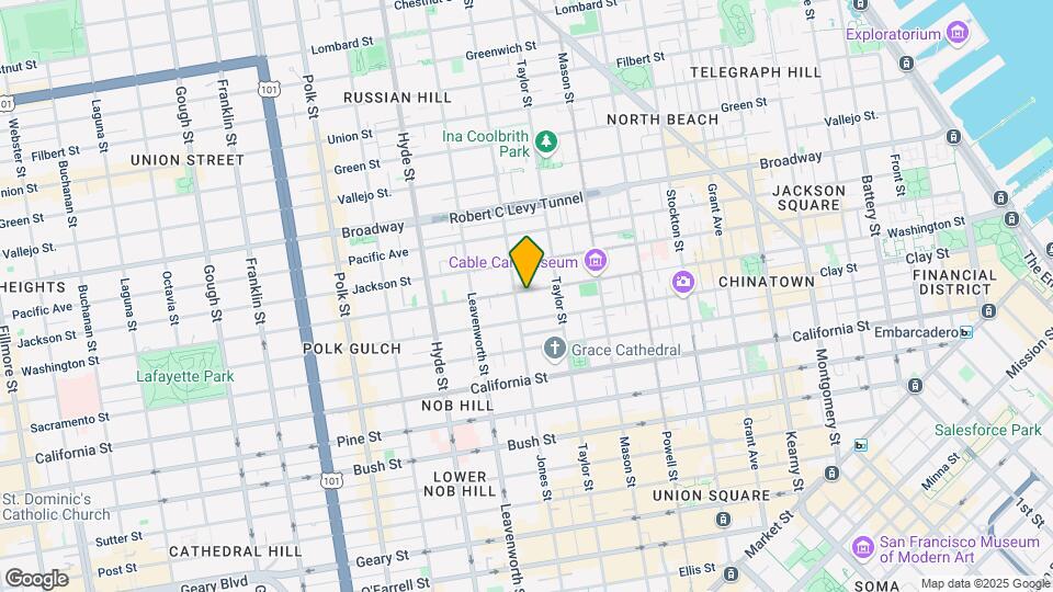 1275 Washington St Map and Location Details