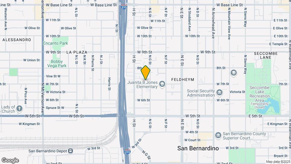 728 W 7th St Mapa y Detalles de la Ubicación