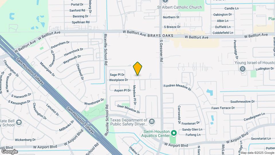 8800 Westplace Dr, Unit 101 Map and Location Details