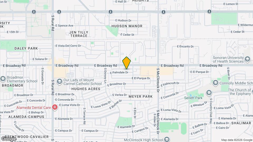 1506 E Palmdale Dr Map and Location Details