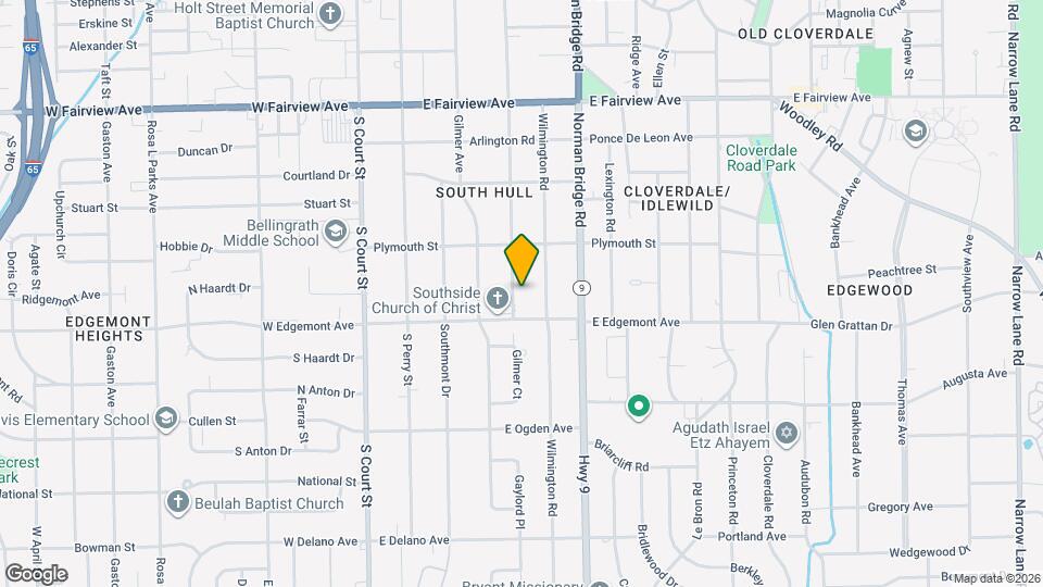 3365 S Hull St Map and Location Details