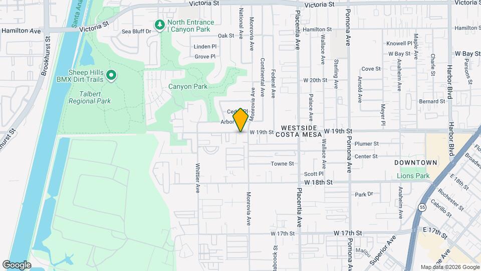 913 W 19th St Mapa y Detalles de la Ubicación