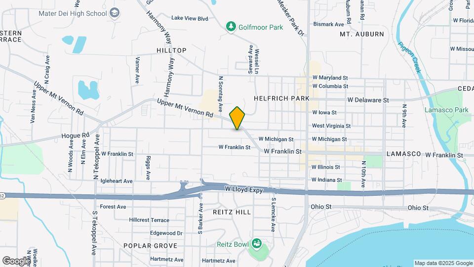 2708 W Virginia St Map and Location Details