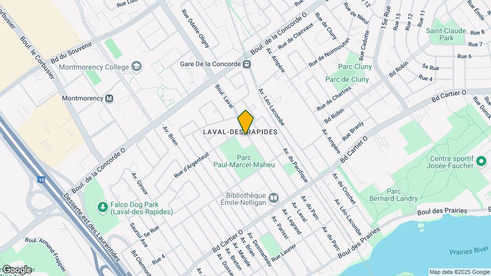 244 Laval Map and Location Details