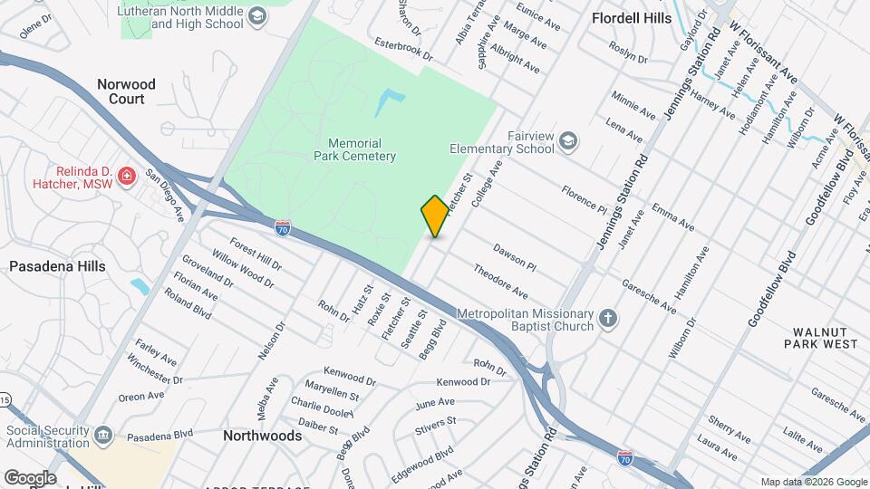 5300 Fletcher St Map and Location Details