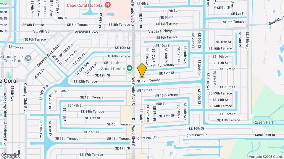1617 SE 12th Terrace Map and Location Details