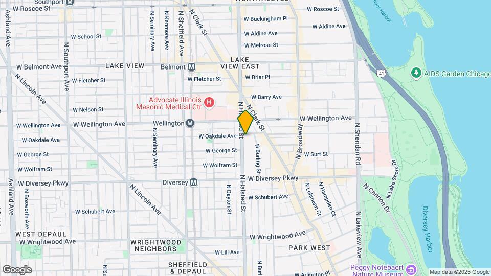 2927 N Halsted St Map and Location Details