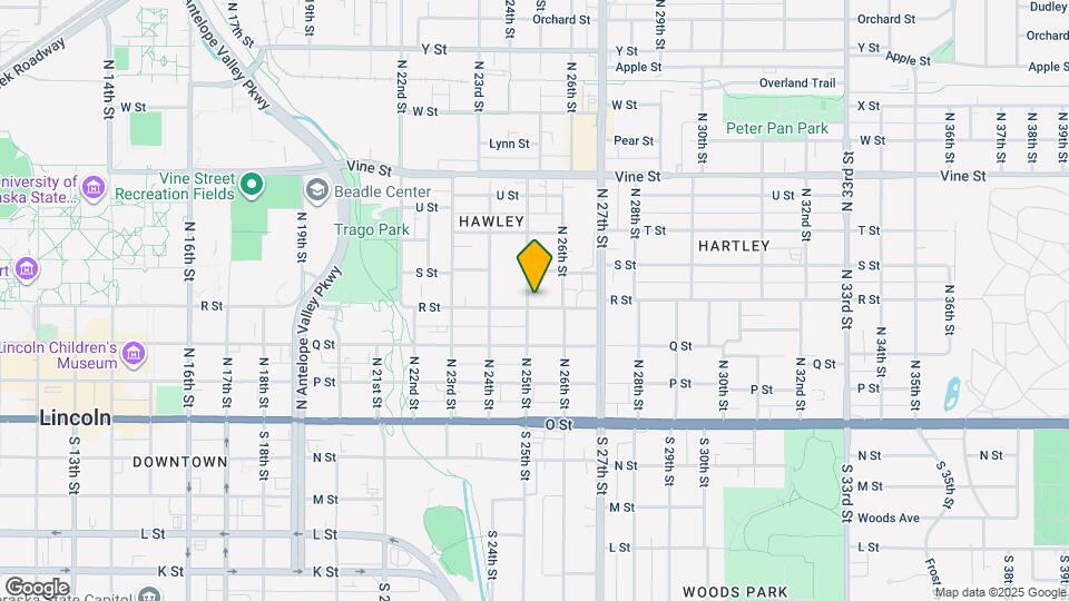 2500 R St Map and Location Details