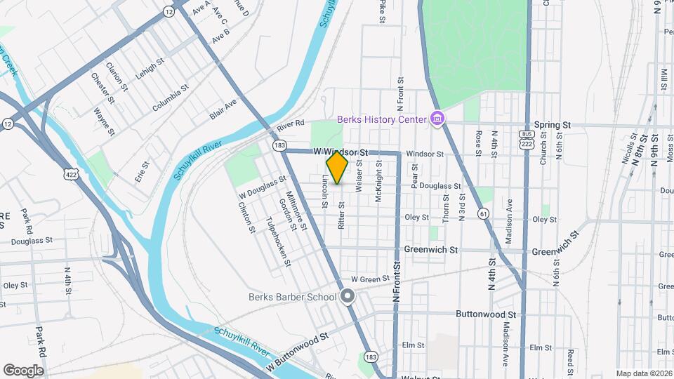 234 W Douglass St Map and Location Details