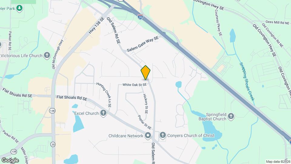 1390 White Oak St SE Map and Location Details