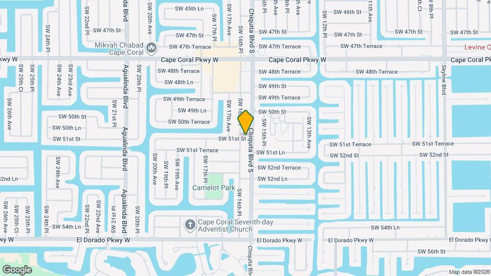 1609 SW 51st St Mapa y Detalles de la Ubicación
