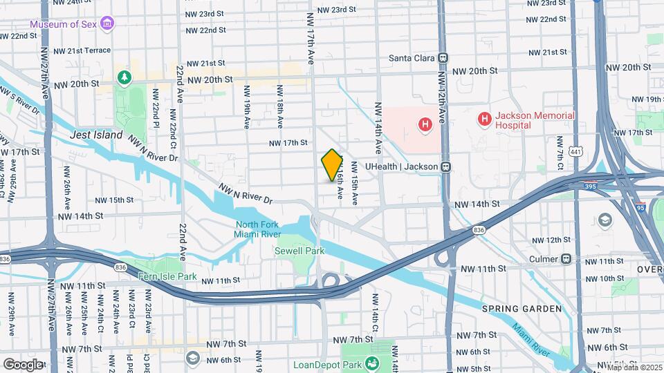 1620 NW 15th St, Unit B3 Mapa y Detalles de la Ubicación
