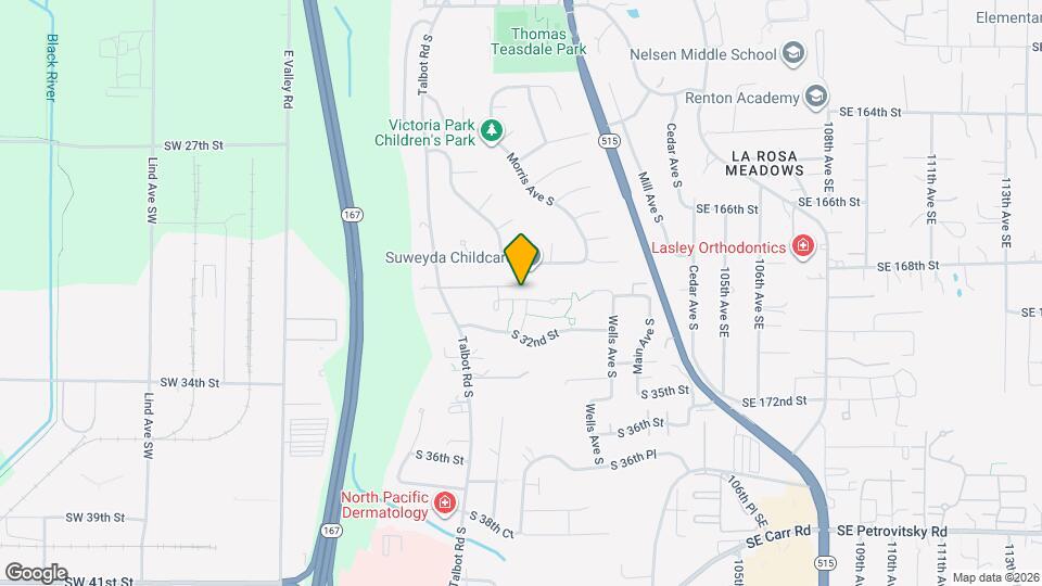 648 S 32nd Pl Mapa y Detalles de la Ubicación