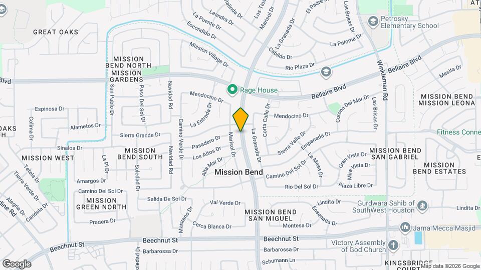 7214 Addicks Clodine Rd Map and Location Details