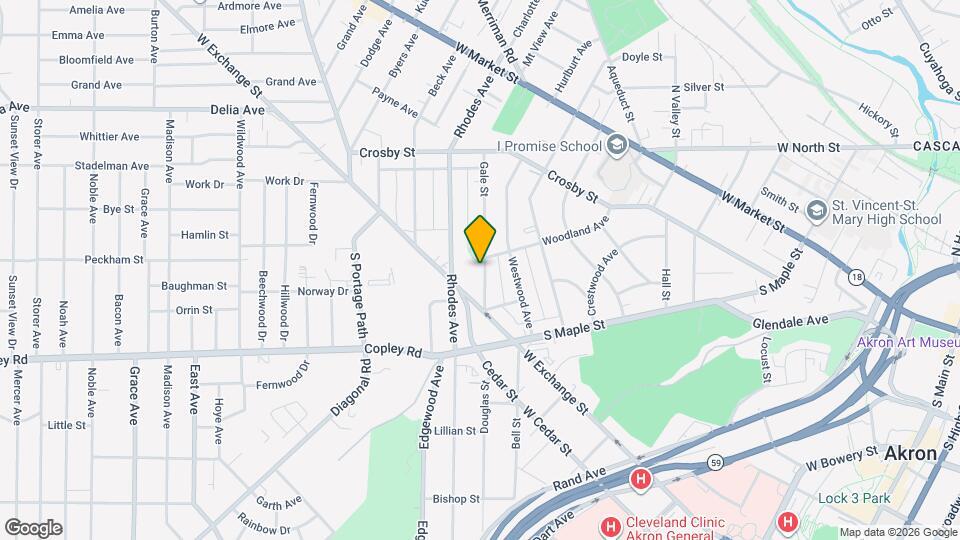 212 Gale St Map and Location Details