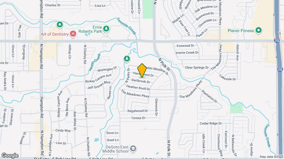 701 Dartbrook Dr Map and Location Details