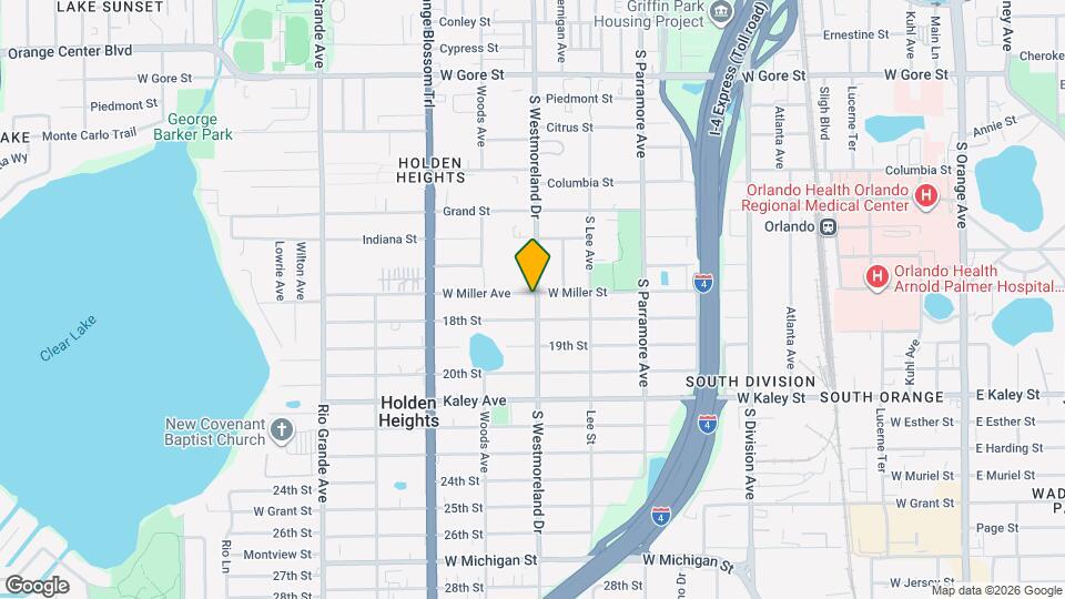 1000 W Miller Ave Map and Location Details