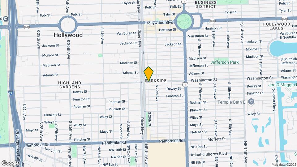 2034 Washington St Map and Location Details