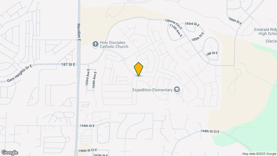 18802 106th Avenue Ct E Map and Location Details