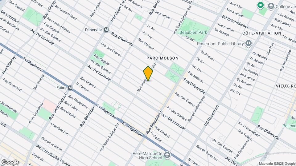 6691-6693 Louis-Hémon Rue Map and Location Details