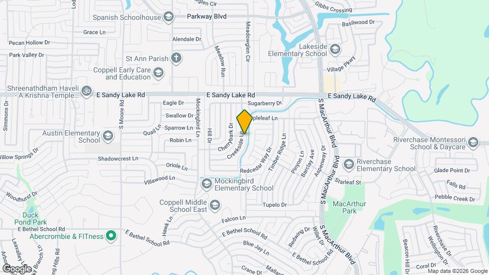 202 Creekside Ln Map and Location Details