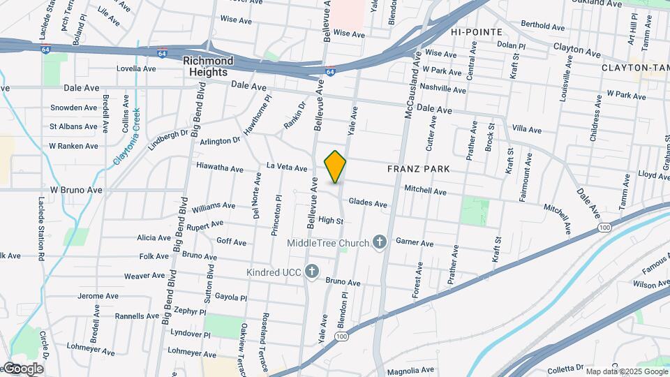 1711 Yale Ave Map and Location Details