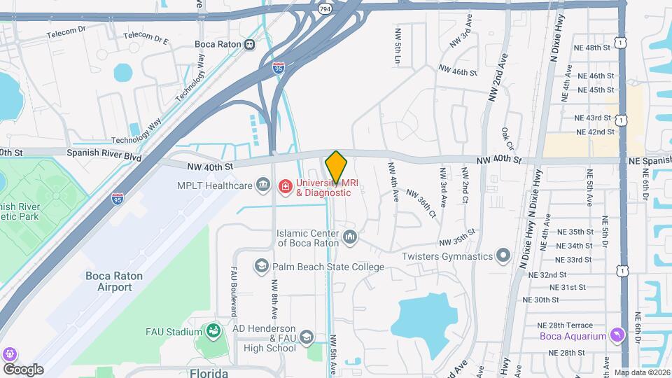 3803 NW 5th Terrace Map and Location Details