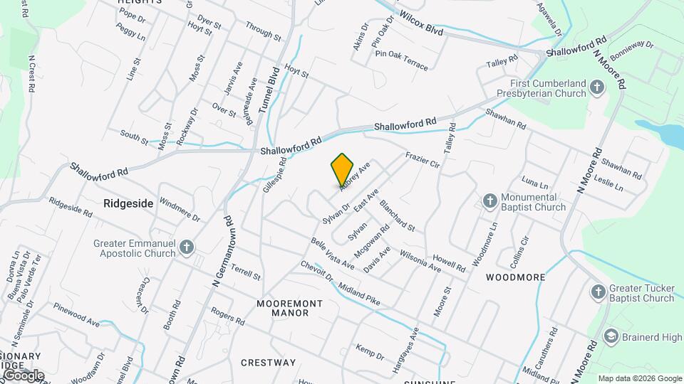 812 Aubrey Ave Mapa y Detalles de la Ubicación