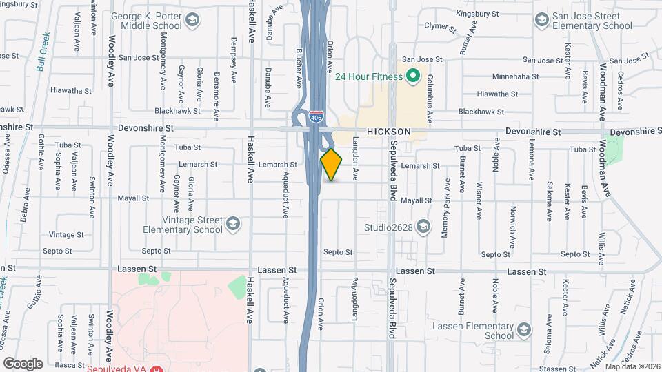 15544 Romar St Map and Location Details