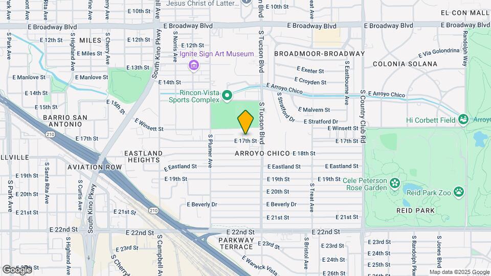 2345 E 17th St Mapa y Detalles de la Ubicación
