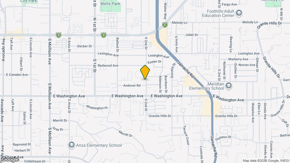 606 S 2nd St Map and Location Details