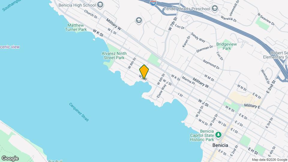 686 W I St Map and Location Details