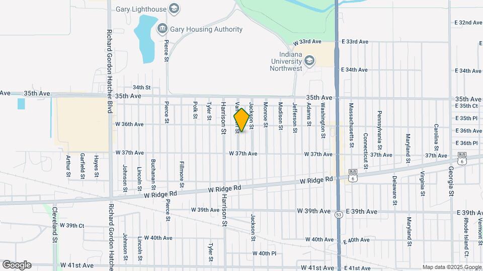 3631 Van Buren St Map and Location Details