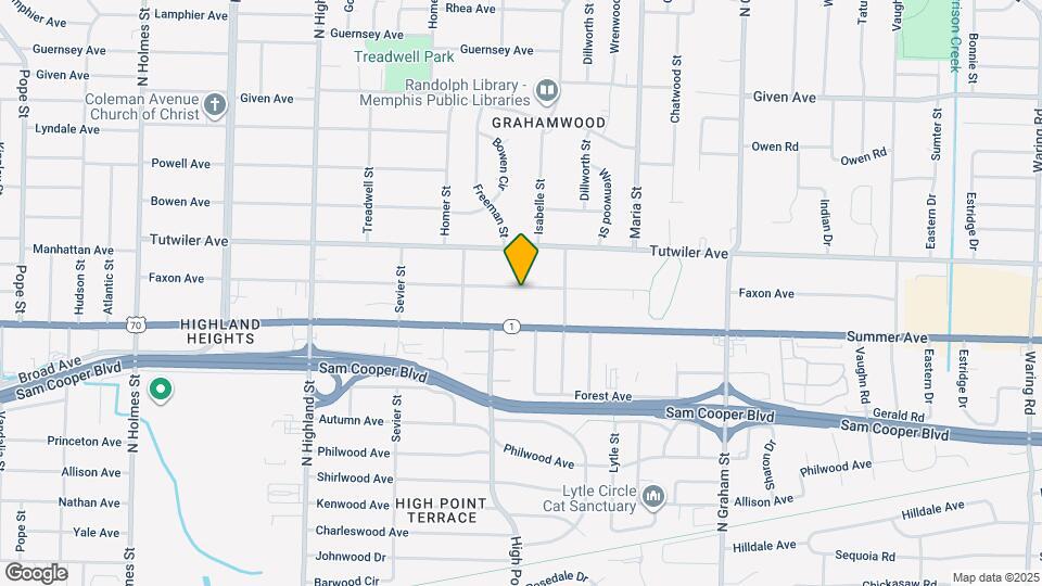 3741 Faxon Ave Mapa y Detalles de la Ubicación