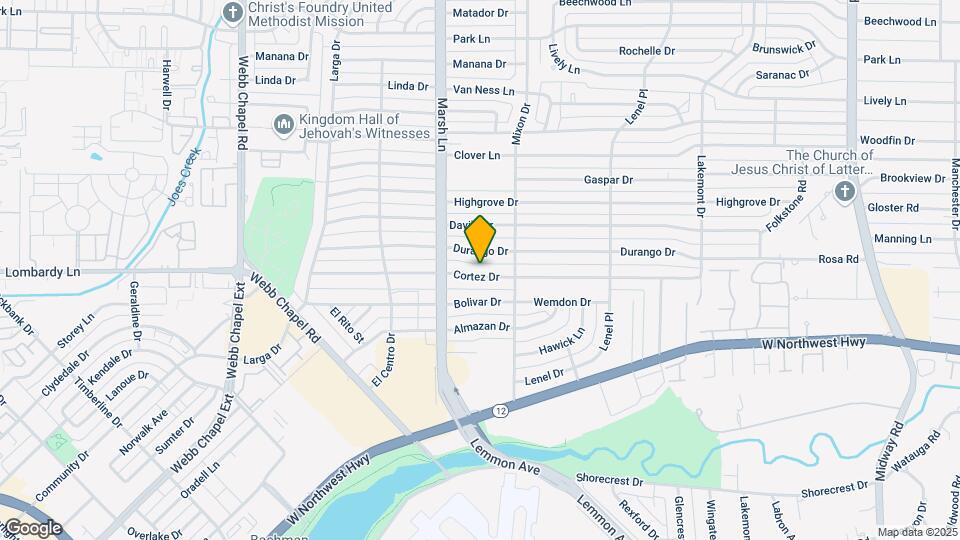 3737 Cortez Dr Map and Location Details