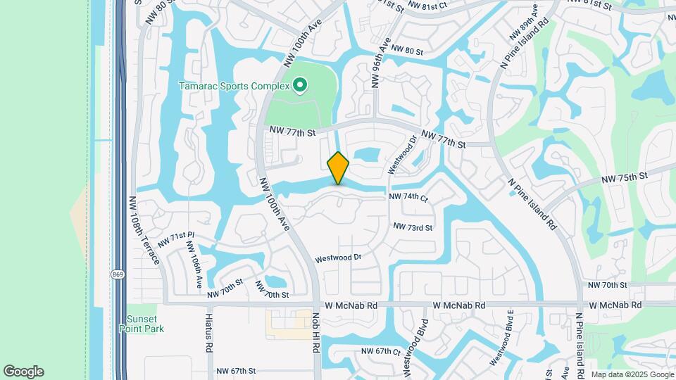 9633 N Belfort Cir Map and Location Details