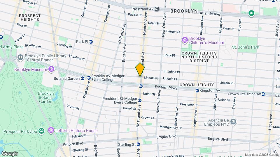818-822 Nostrand Ave Mapa y Detalles de la Ubicación