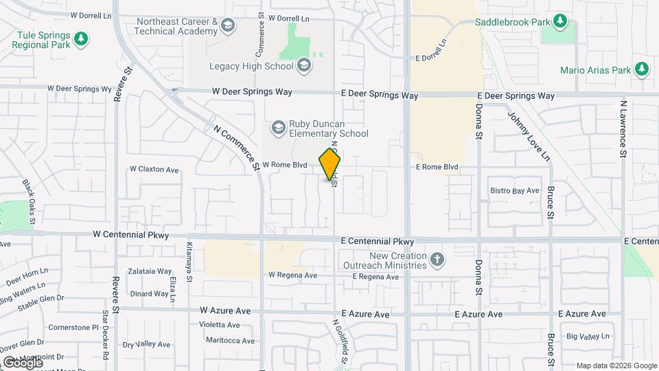 6535 N Goldfield St Map and Location Details